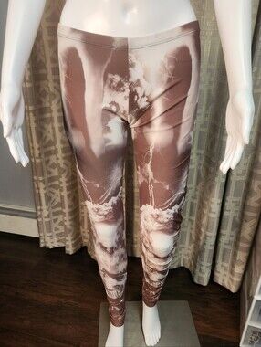 Alexander Mcqueen Volcano Storm Low-rise Stretch Pant/Leggings Size IT42